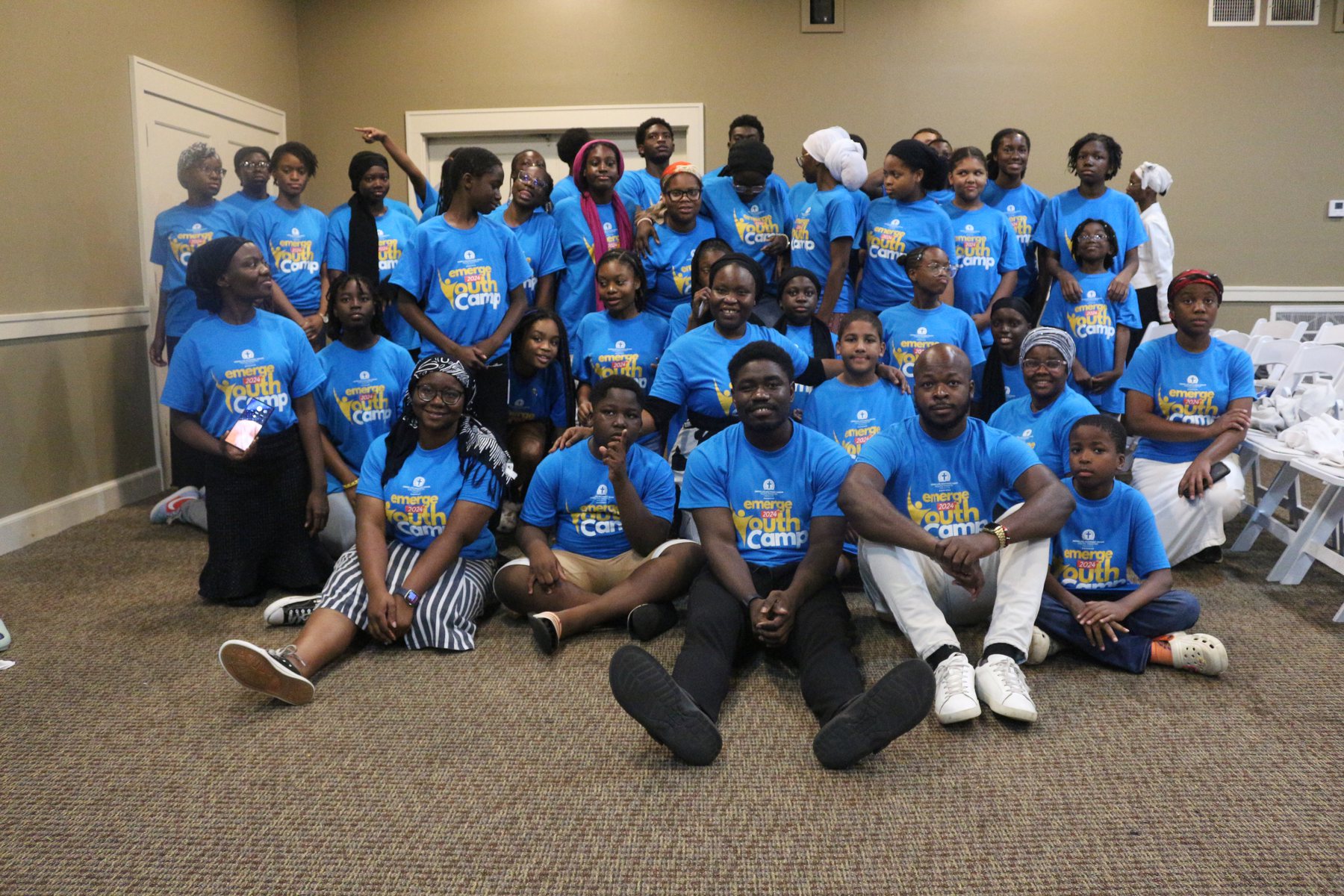 Emerge 2024 youth camp group photo
