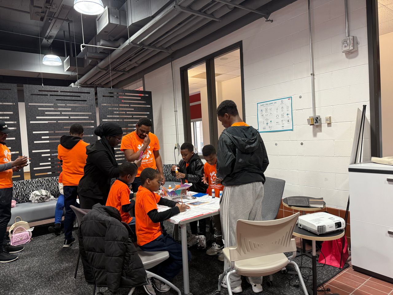 Kingdom Crew team members serving during a youth activity